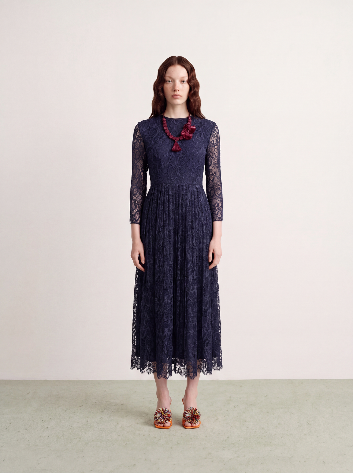 Indigo Florale Cantabile Dress