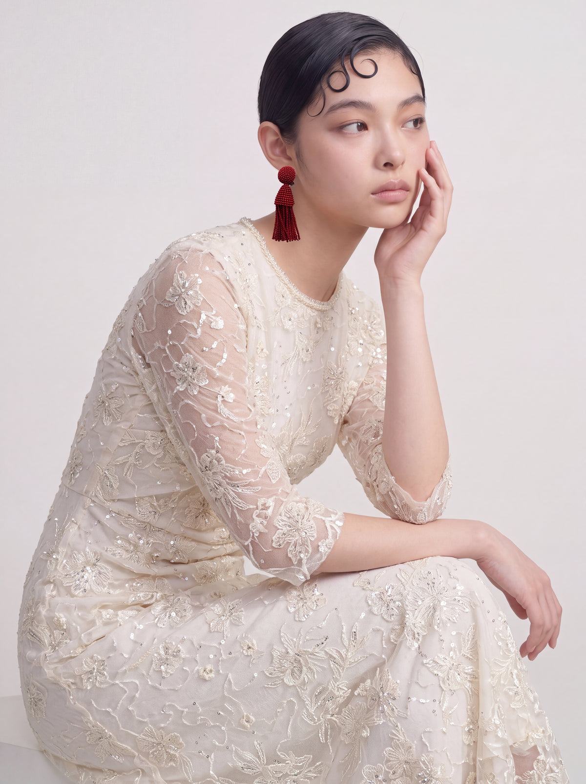 Ivoire Florale Serenata Dress