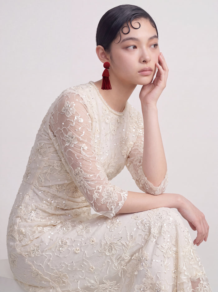 Ivoire Florale Serenata Dress