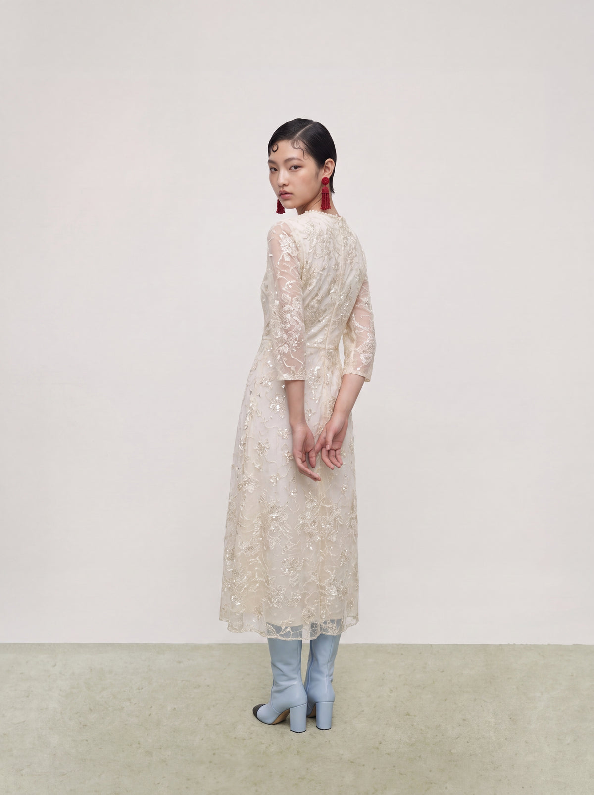 Ivoire Florale Serenata Dress