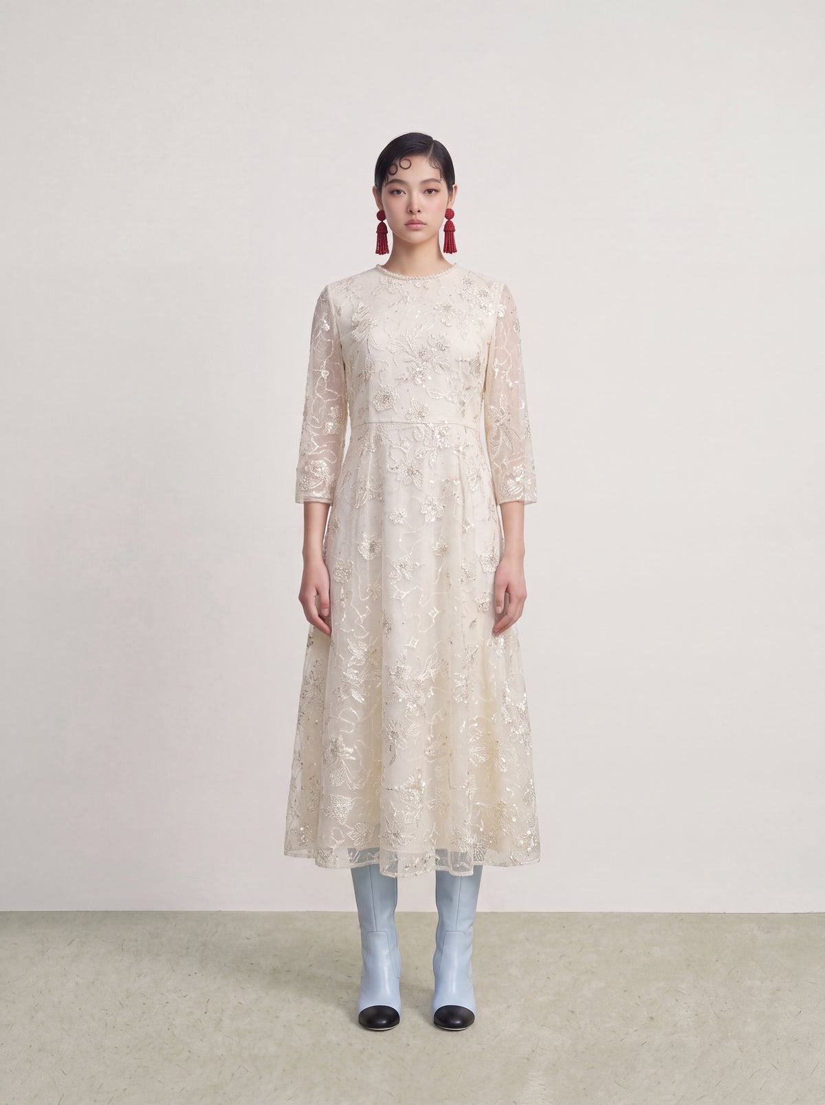 Ivoire Florale Serenata Dress