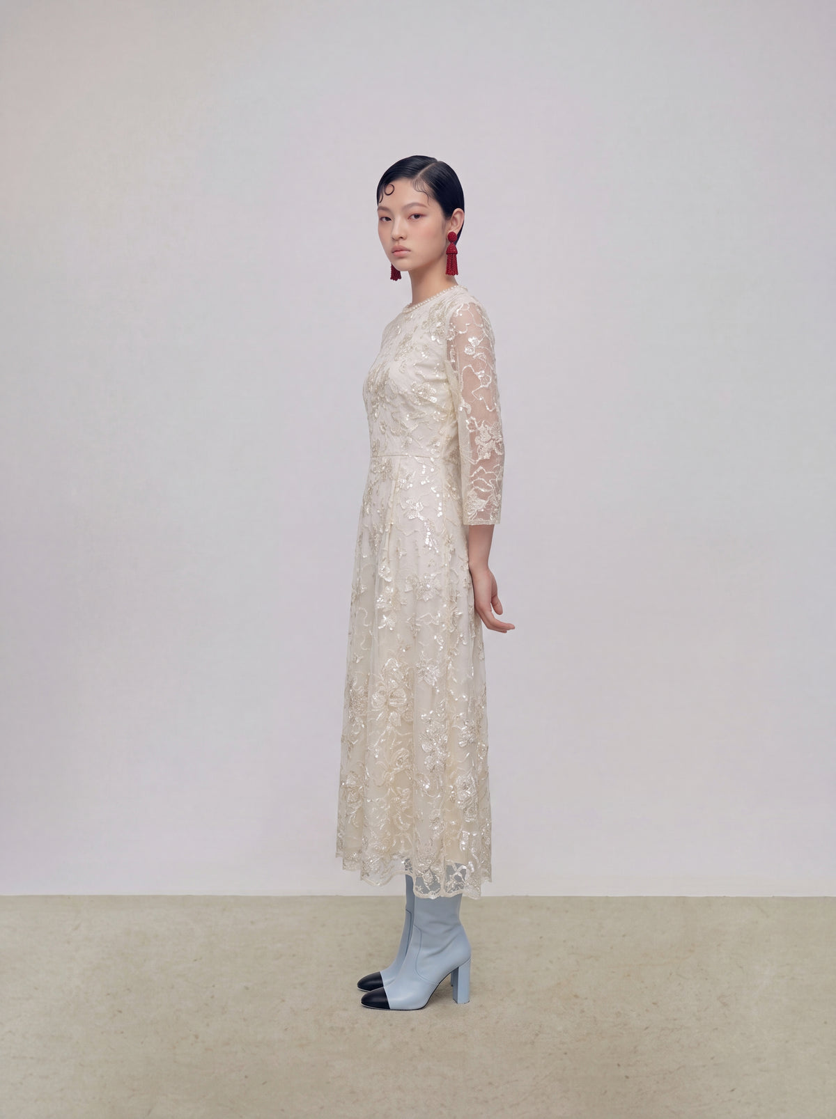 Ivoire Florale Serenata Dress