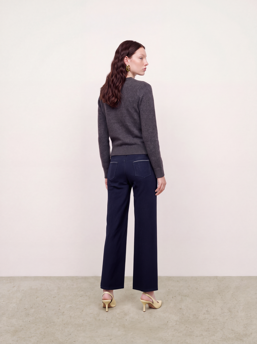 Fleur Précieuse Embellished Wool Cardigan