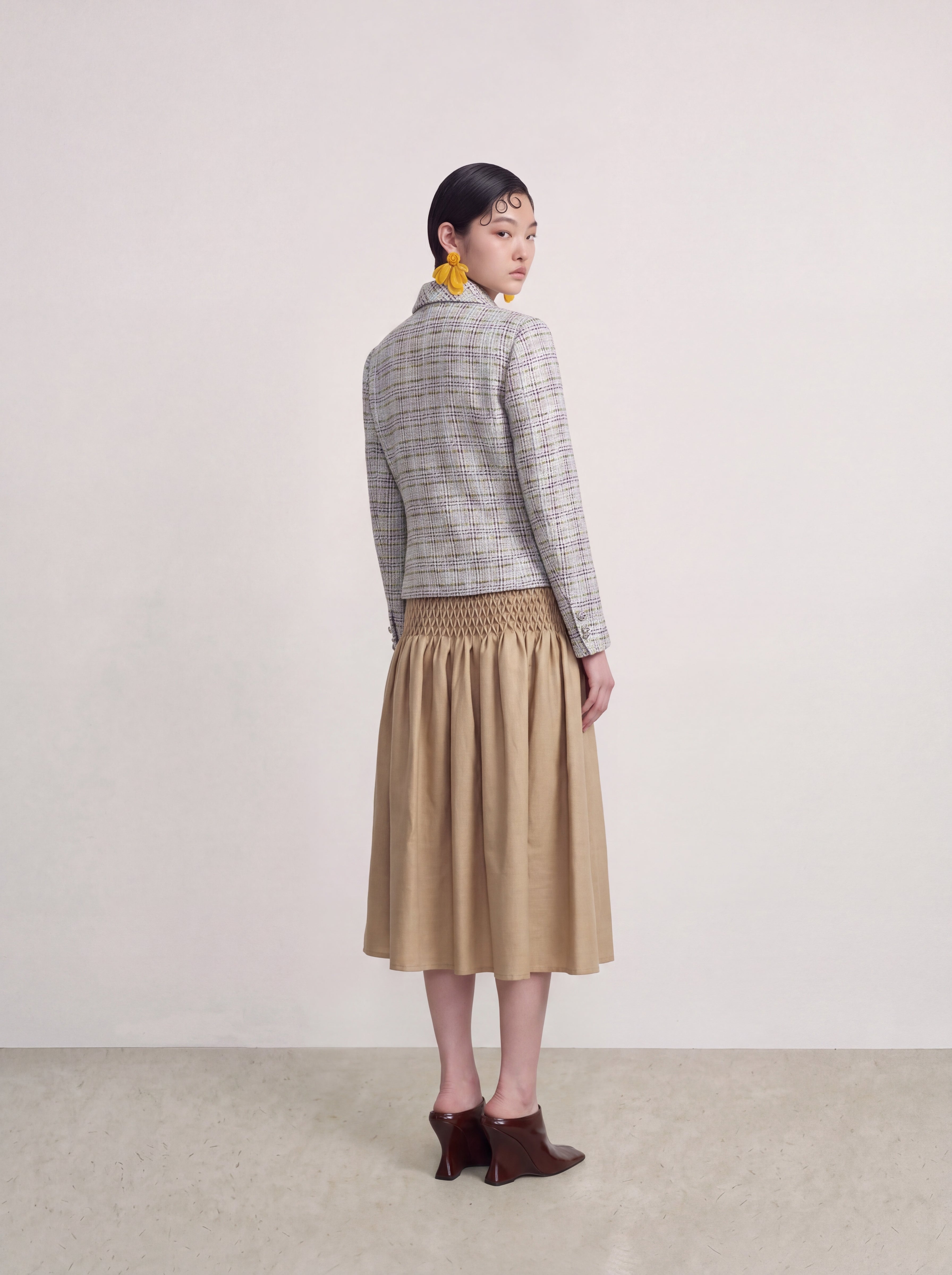 Pastel Tweed Carreau Jacket