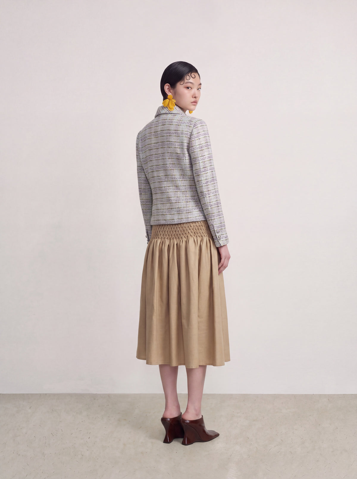 Pastel Tweed Carreau Jacket