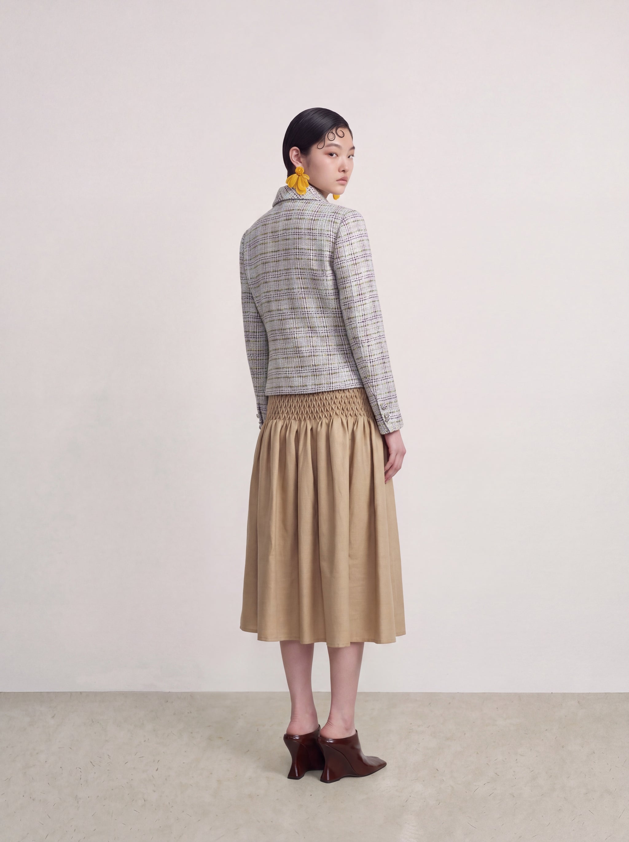 Pastel Tweed Carreau Jacket