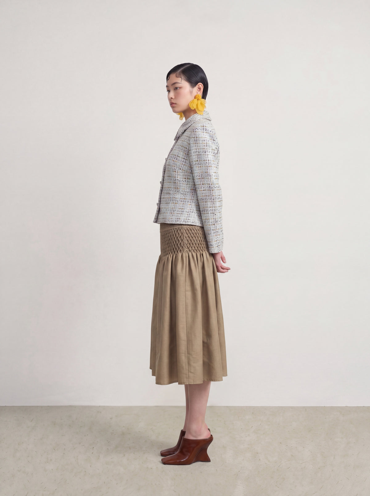 Pastel Tweed Carreau Jacket