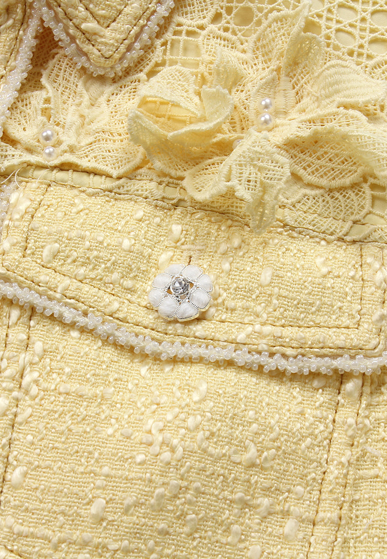 Daisy Lace Applique Jacket
