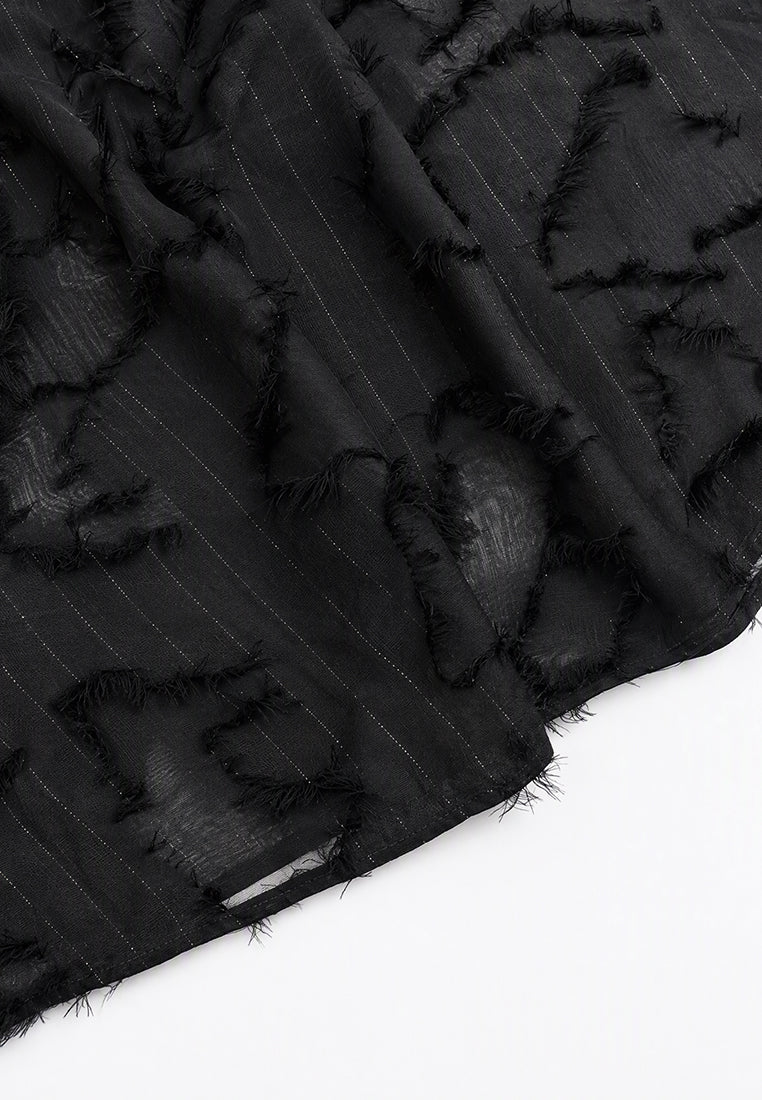 Noir Dentelle Cristal Blouse