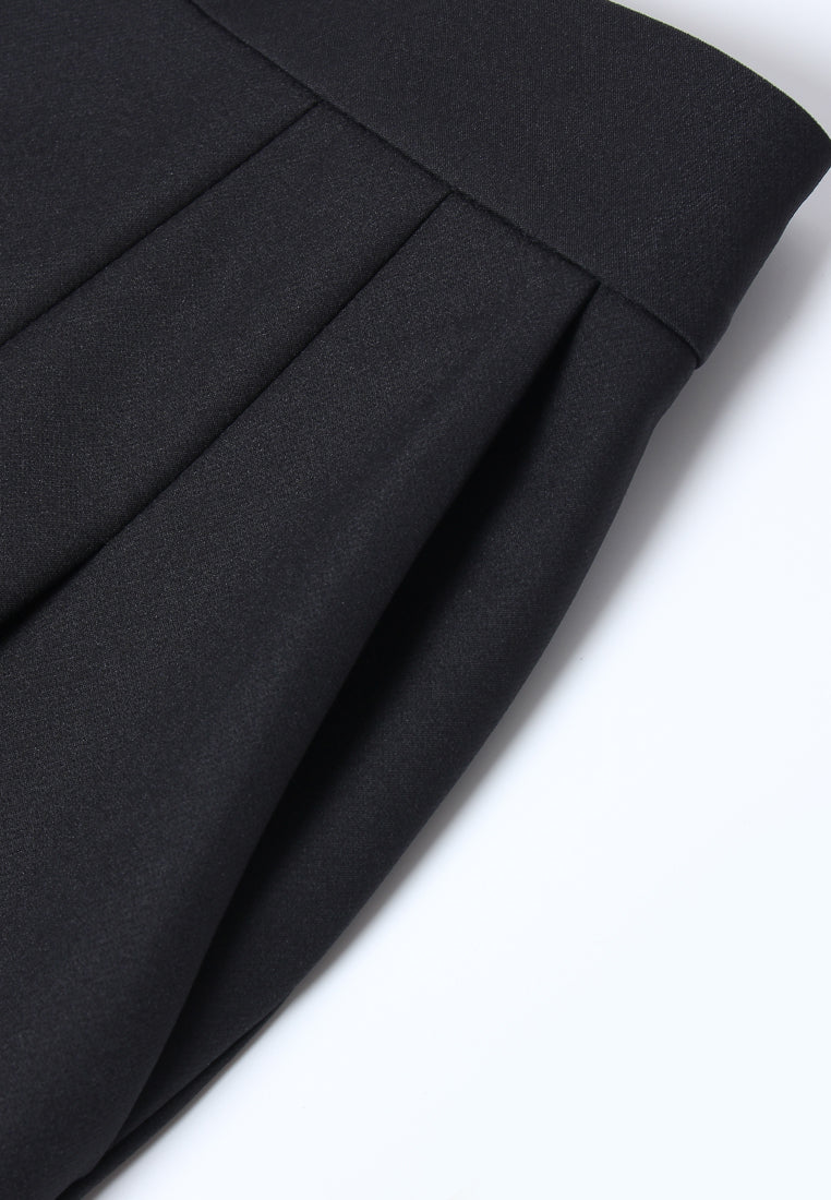 Élan High-Waist Pleated Trousers