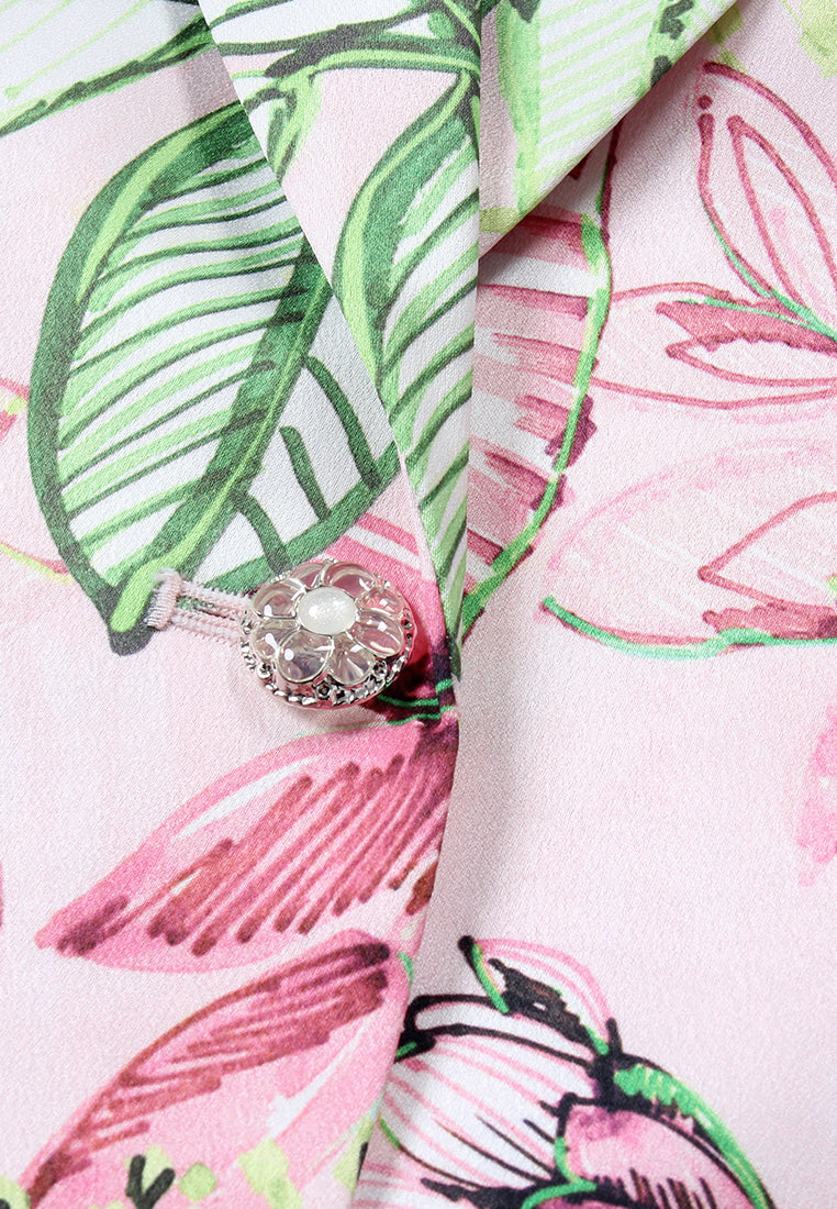 Floral Symphony Statement Blazer