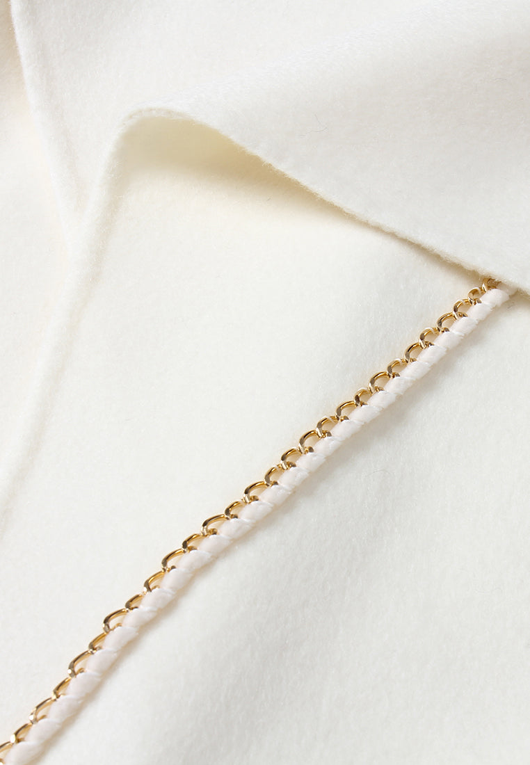 Gilded Chain Wool Robe