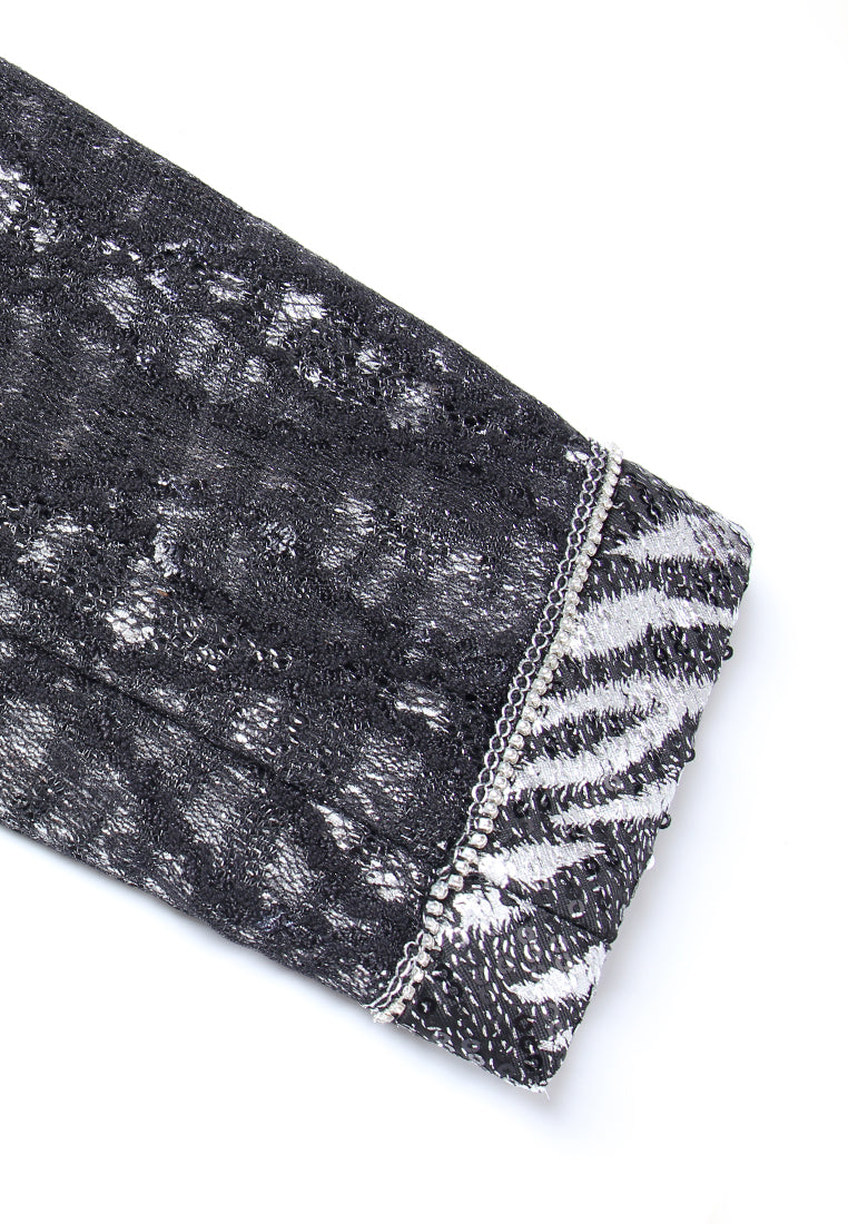 Lumière Abstract Tweed Jacket