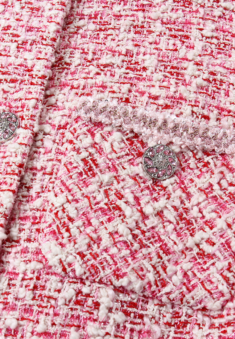 Crimson Classic Tweed Jacket