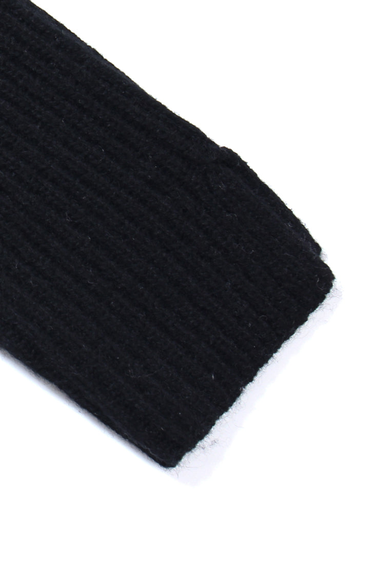 Broderie Fleurie Ribbed Knit Top