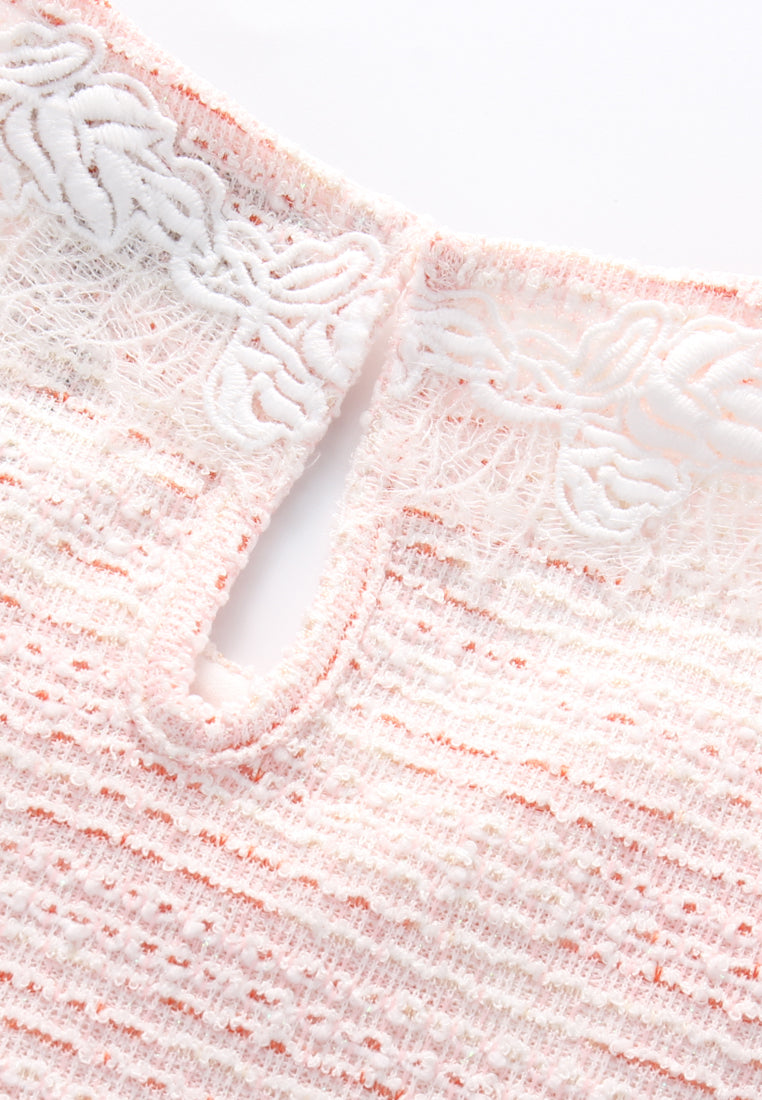 Knit Lace Trimmed Heritage Top