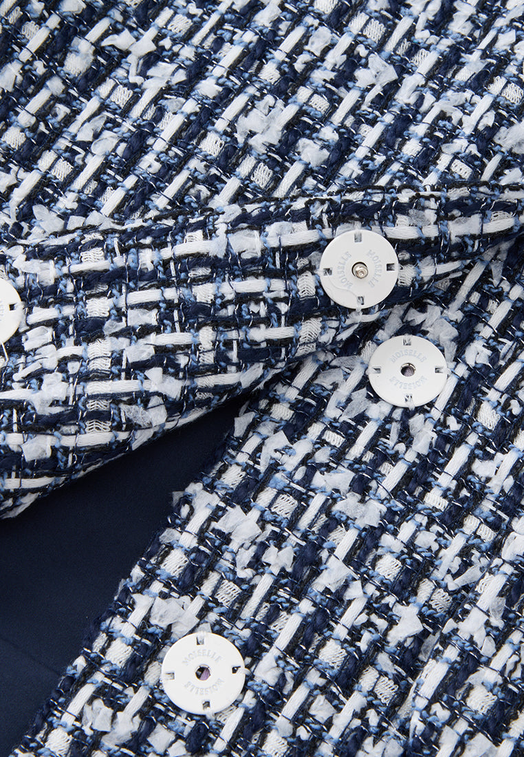 Mixed Tweed Cropped Jacket