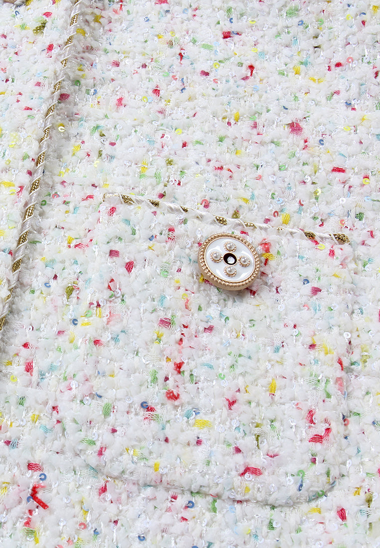 Chromatic Speck Tweed Jacket