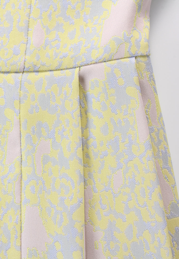 Pastel Abstract Bloom Dress