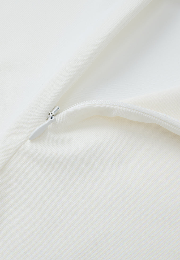 Slim-fit Braided-detail Crystal-embellished T-shirt