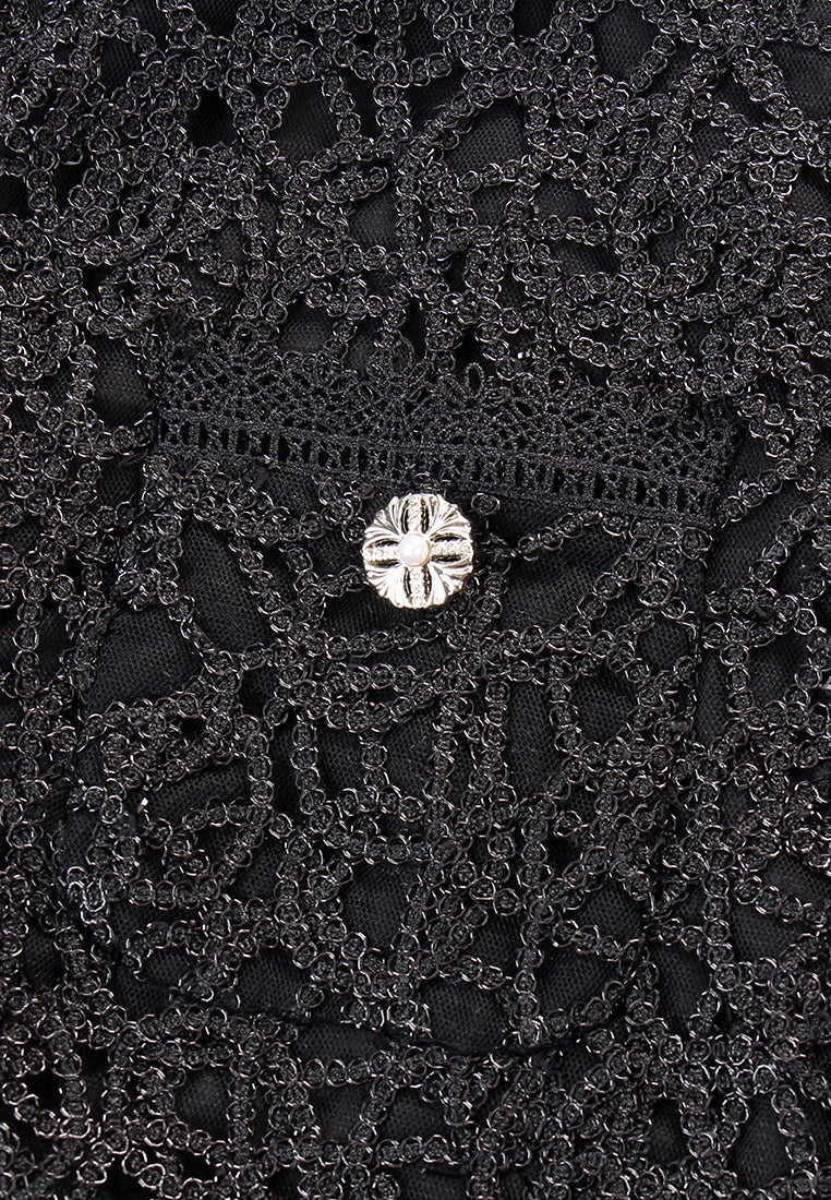 Noir Dentelle Jardin Jacket