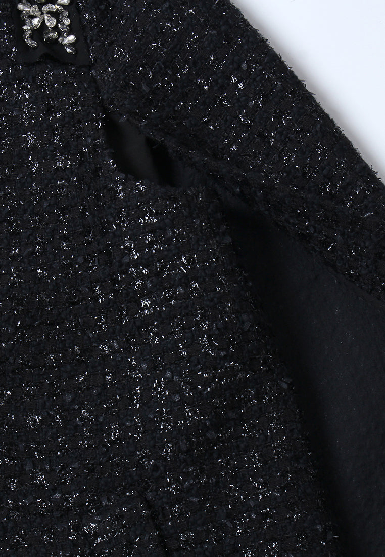 Éclat Cristal Embellished Tweed Jacket