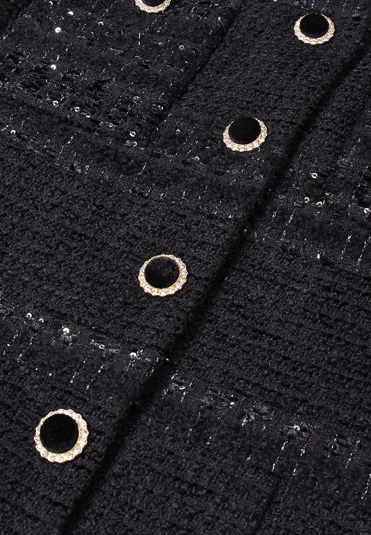 Bijou Grommet Tweed Jacket