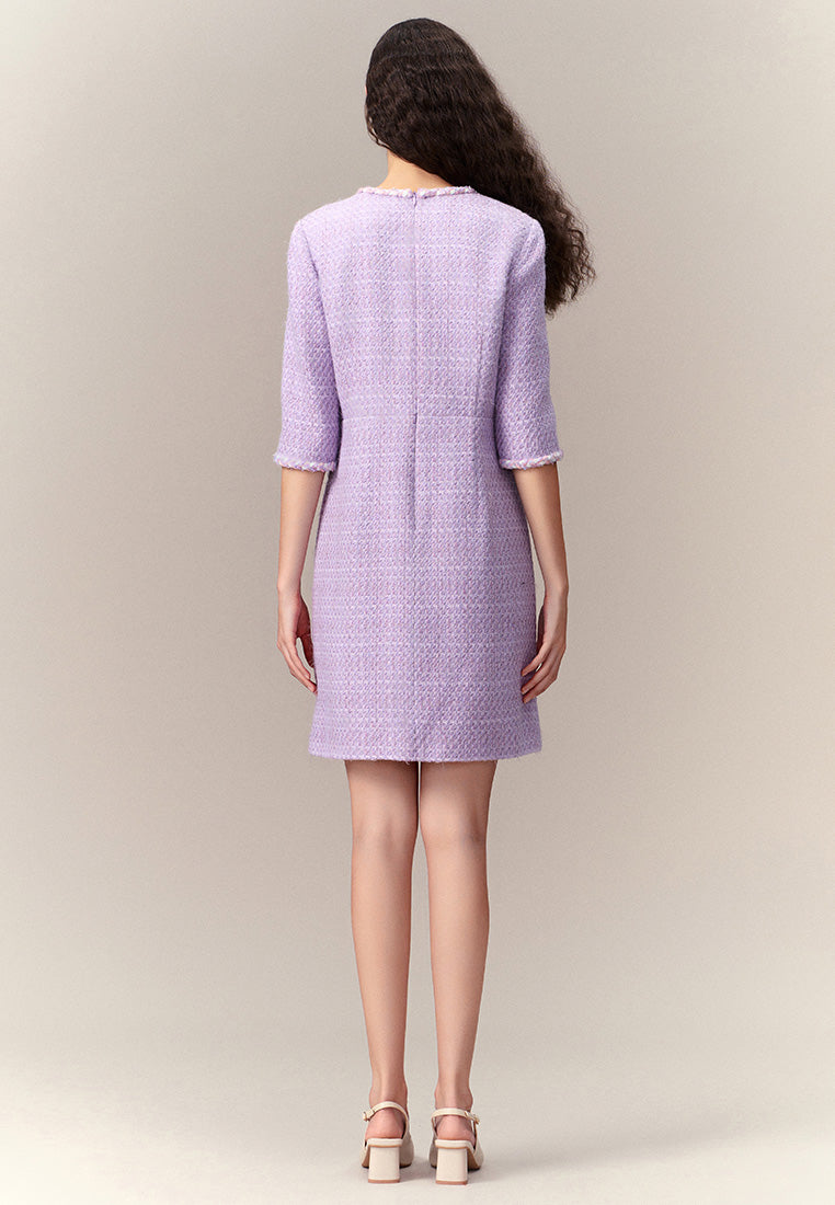 Lilac Lady's Tweed Dress