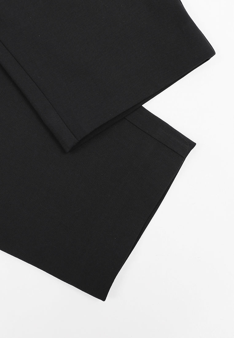 Navy Crêpe Tailleur Trousers