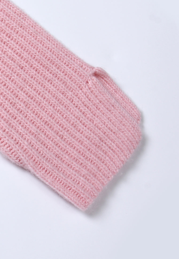 Broderie Fleurie Ribbed Knit Top