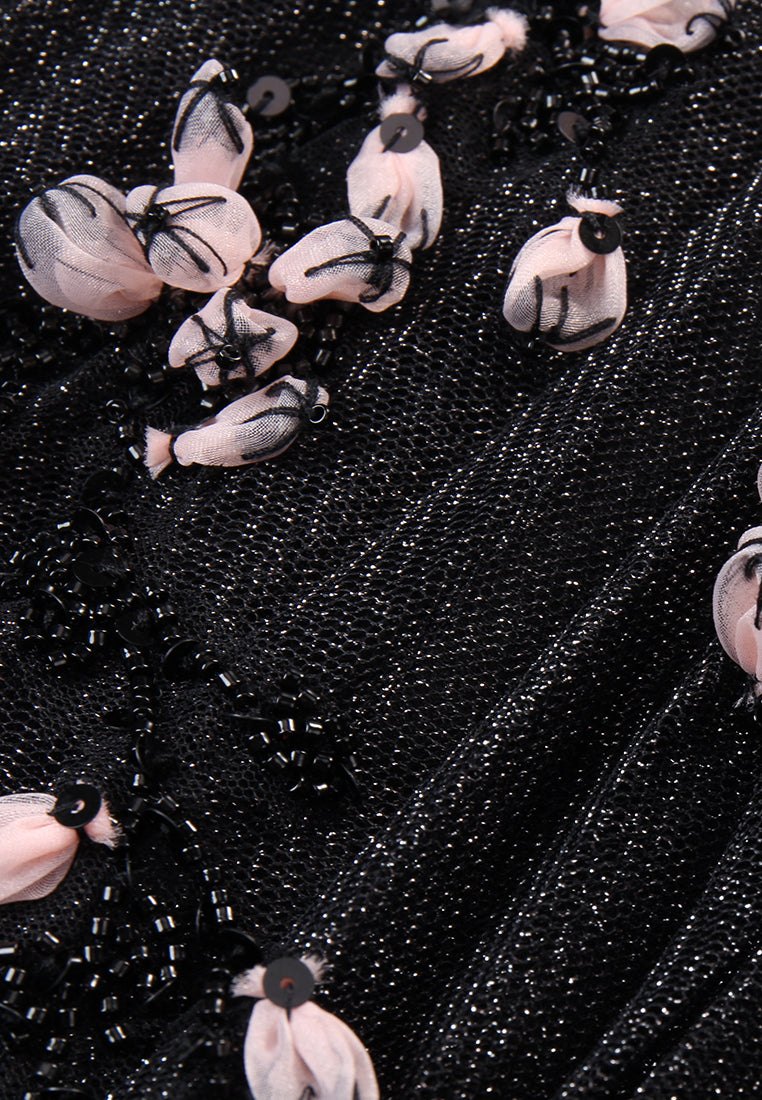 Blush Bloom Pleated Skirt