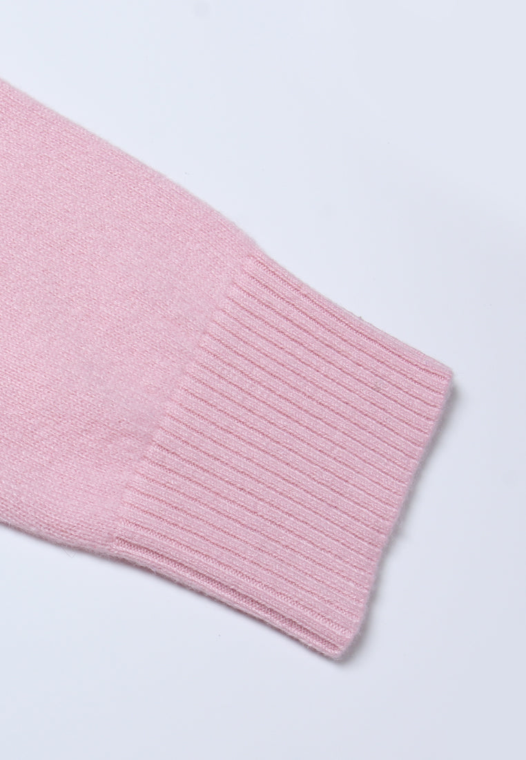 Emblem Embossed Knit Sweater