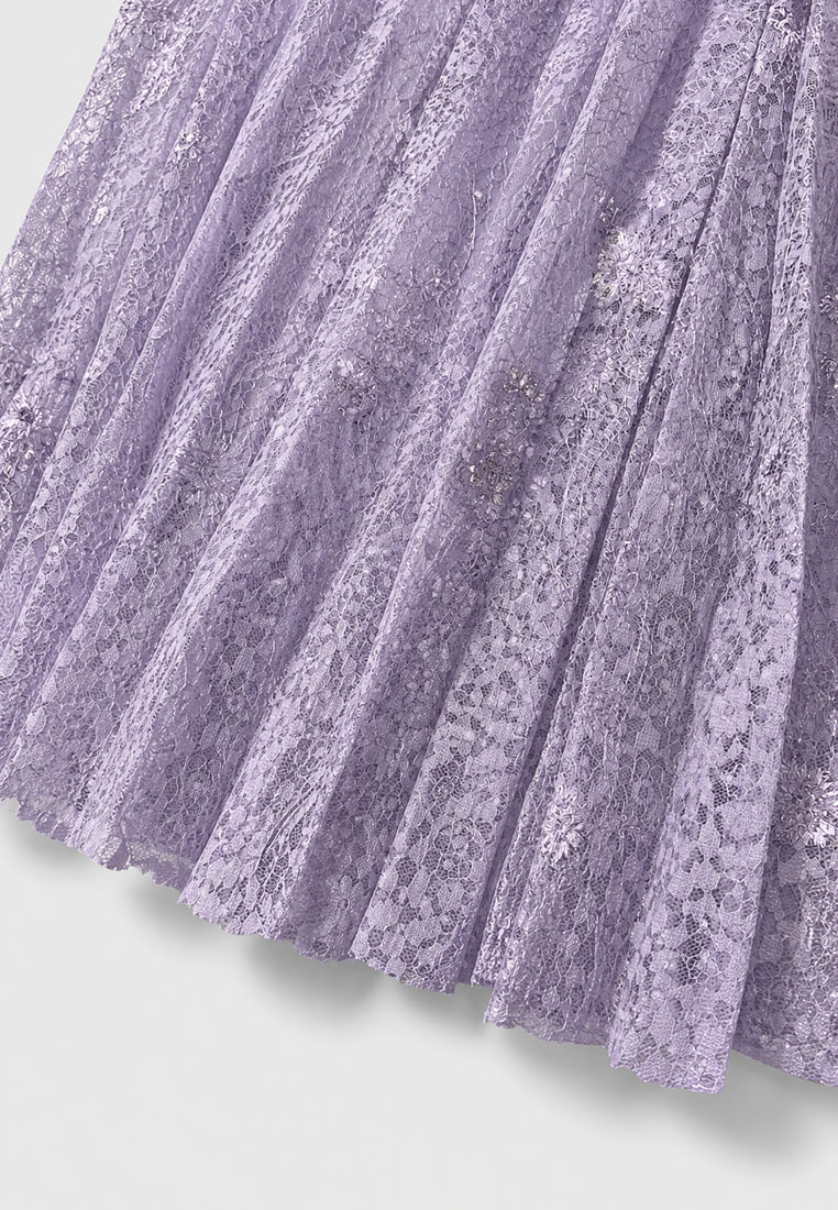 Lavande Florale Lumière Dress