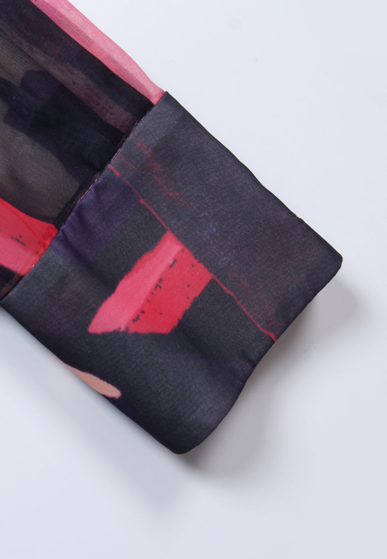 Aurora Flow Midi Dress