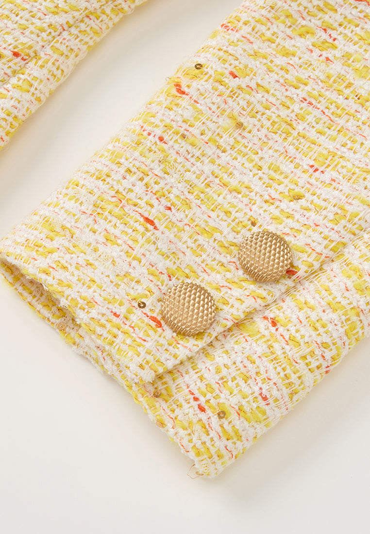 Crystal-detail Embellished Shawl-lapel Blazer