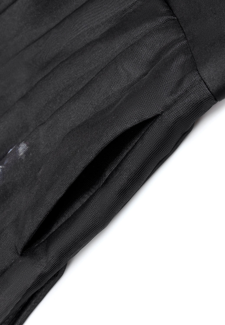 Noir Bluejay Élégance Skirt