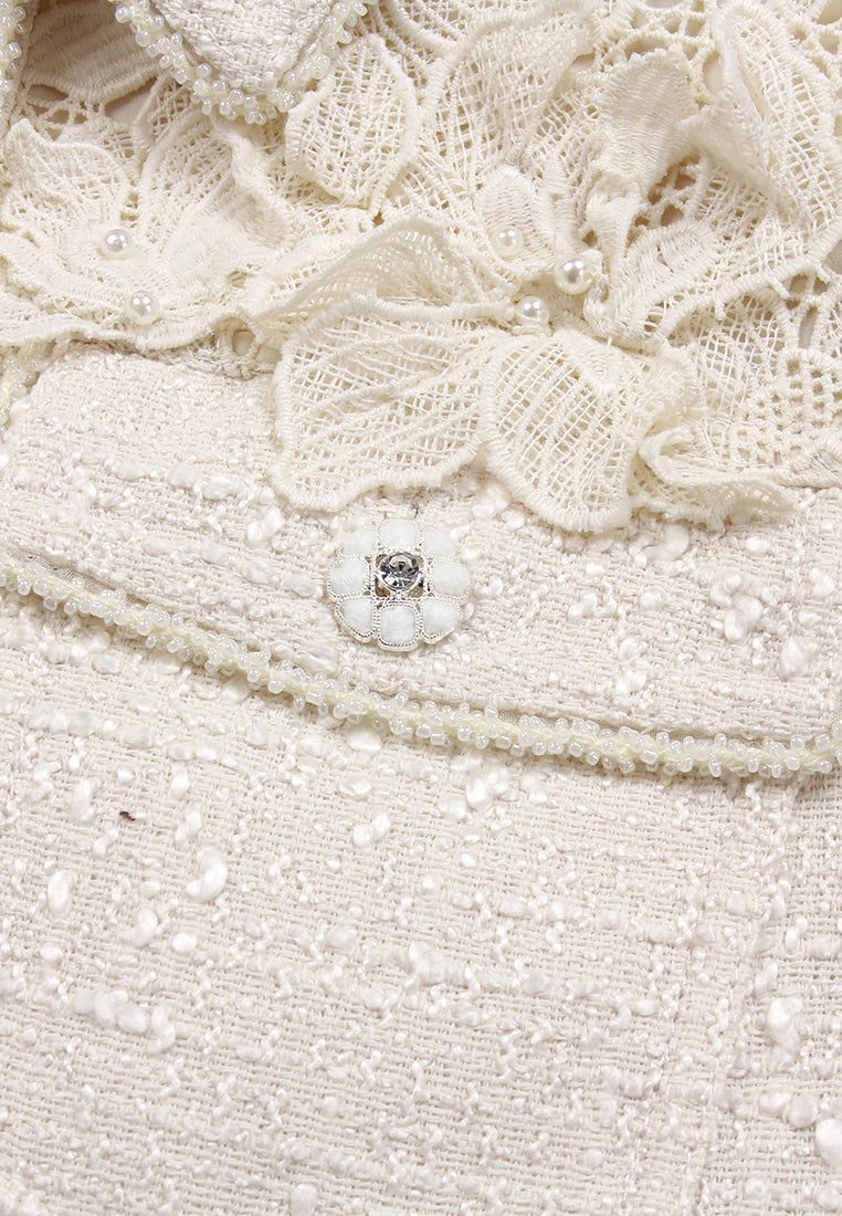 Daisy Lace Applique Jacket