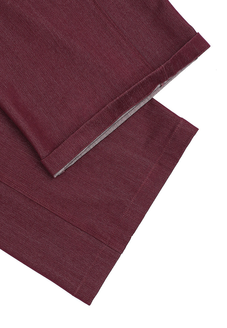 Rouge Crêpe Plissé Culottes