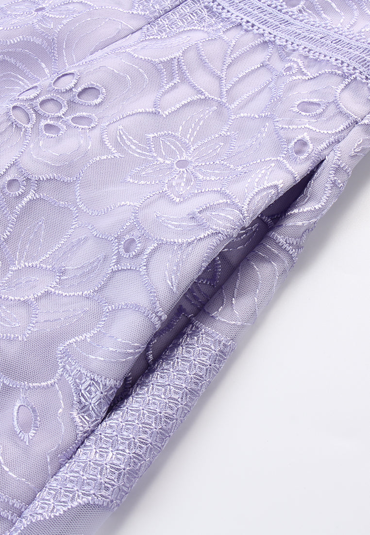 Lavande Dentelle Jardin Dress