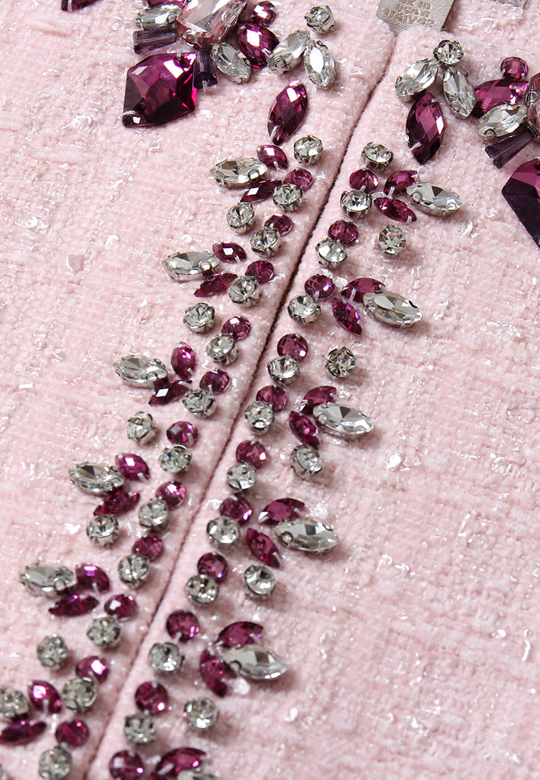 Rose Bijou Cropped Jacket