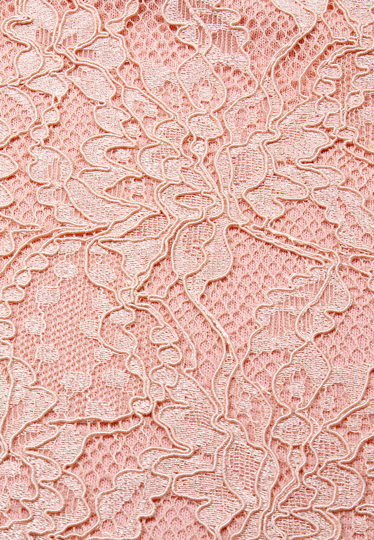 Blush Elegance Lace Top