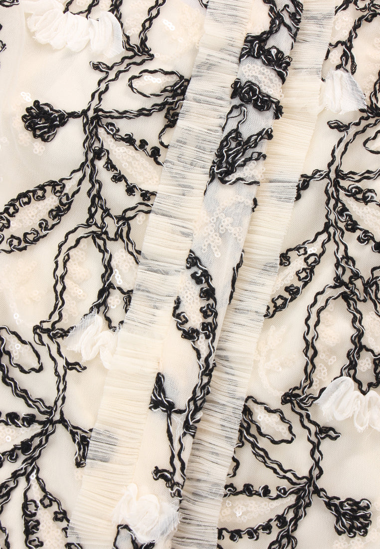 Floral Dentelle Blouse