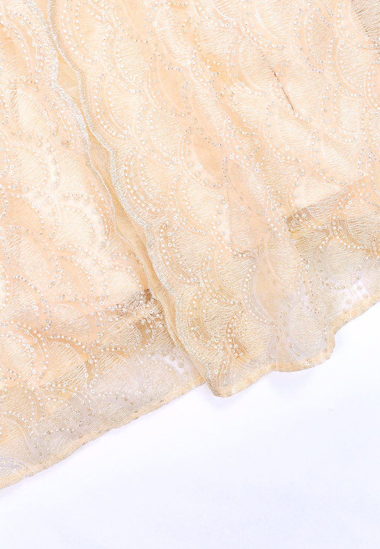 Crème Florale Elegia Dress