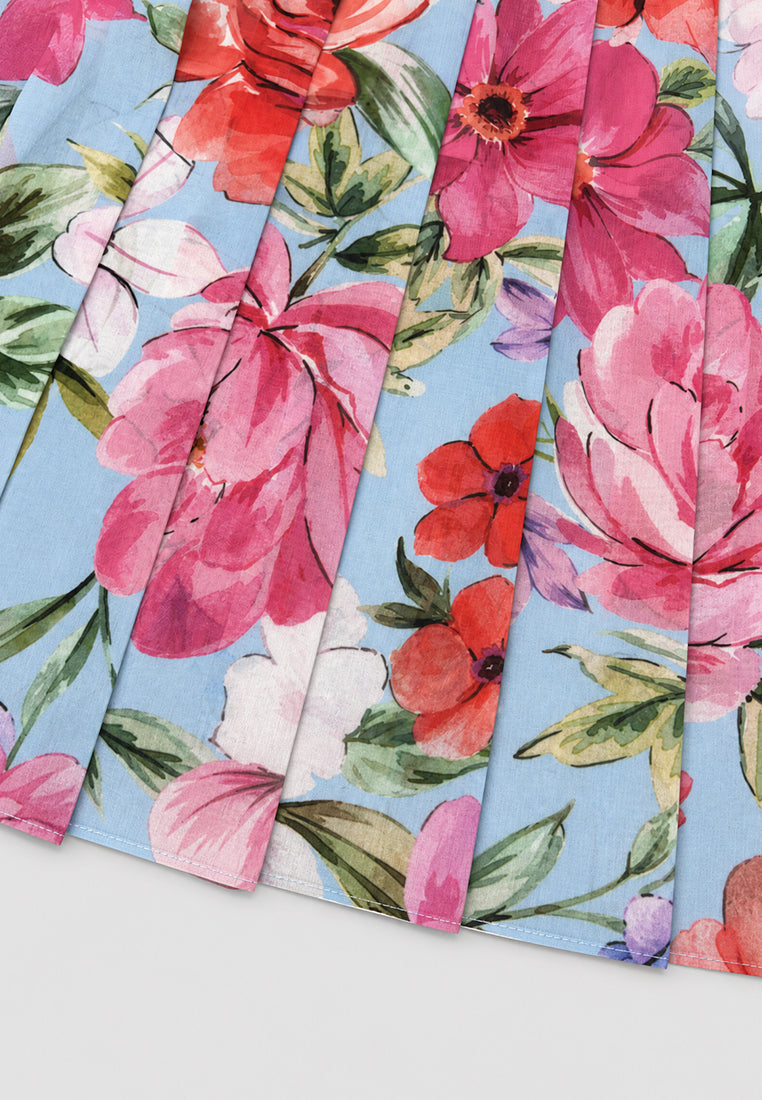 Bleu Florale Vibrance Skirt