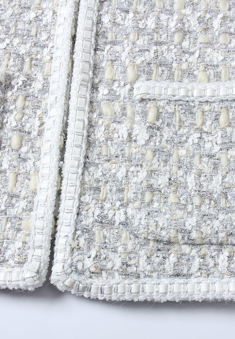Champagne Tresse Tweed Jacket
