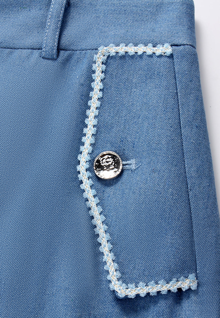 Ornate Pocket Cargo Jeans