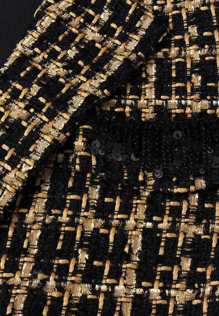 Ornée Check Tweed Tailored Jacket