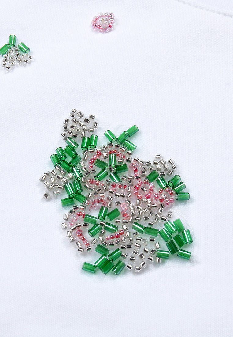 Ivory Bloom Floral T-Shirt