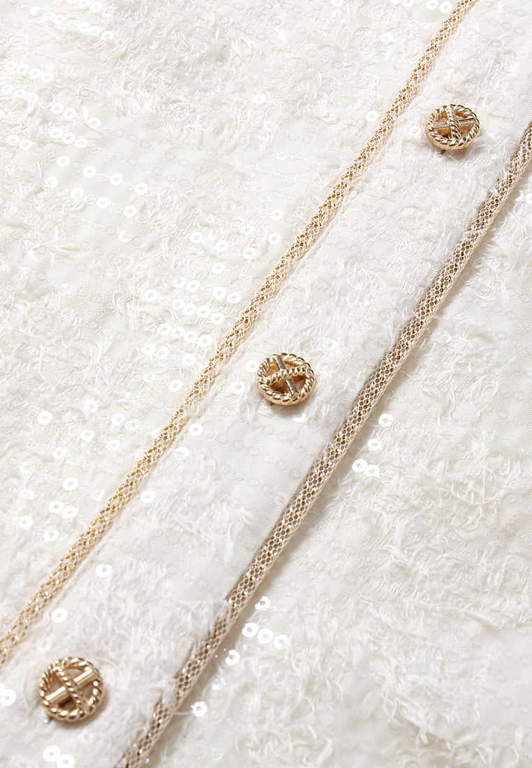 Éclat Contrast-Trim Blouse