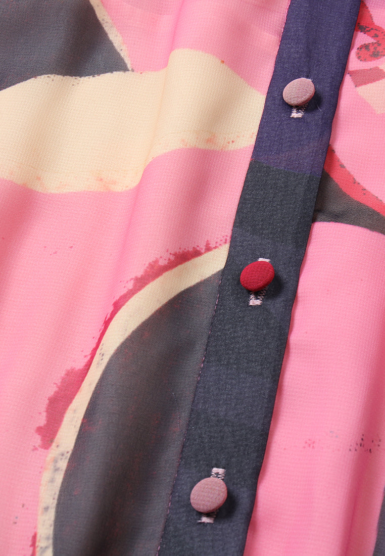 Aurora Flow Midi Dress